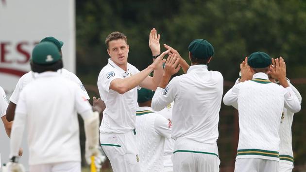 Morne Morkel struck twice in the first over of Bangladesh’s chase. Catch full cricket score and updates of South Africa vs Bangladesh, 1st Test, Day 4, here.(AFP)