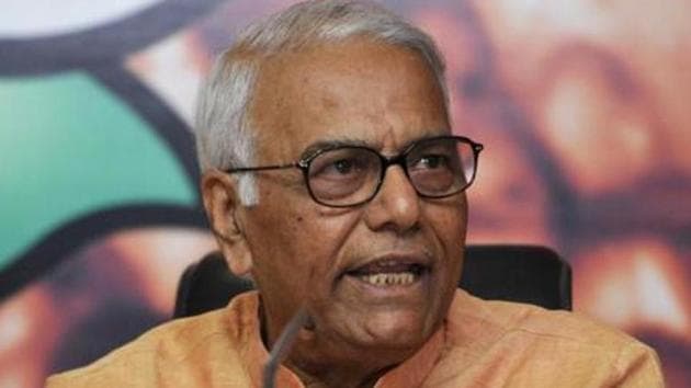 Senior BJP leader and former finance minister Yashwant Sinha. (HT File Photo)