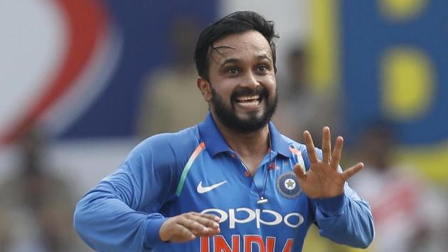 Kedar Jadhav bowled impressively and besides keeping things tight, he took the prized wicket of Steve Smith. (BCCI )
