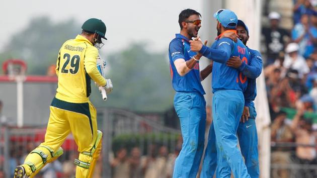Axar was the best bowler for India, finishing with figures of 3/38.  (BCCI ) 