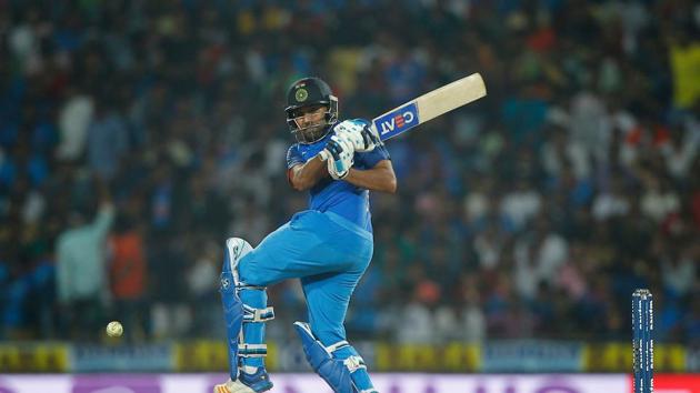 In reply, Rohit Sharma and Ajinkya Rahane dished out an exhibition of sublime strokemaking.  (BCCI ) 