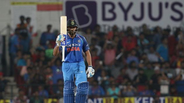 Rohit continued to pile on the runs and brought up his 14th ODI century. (BCCI )