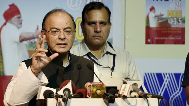 Finance minister Arun Jaitley said GST slabs may be reduced in future. (PTI) Finance minister Arun Jaitley said GST slabs may be reduced in future. (PTI)