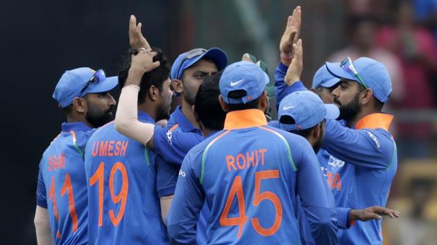 Rohit Sharma’s 125 and Axar Patel’s three-wicket haul helped India beat Australia by seven wickets in Nagpur ODI to clinch the series 4-1. Catch full cricket score of India vs Australia, 5th ODI here(AP) Rohit Sharma’s 125 and Axar Patel’s three-wicket haul helped India beat Australia by seven wickets in Nagpur ODI to clinch the series 4-1. Catch full cricket score of India vs Australia, 5th ODI here(AP)
