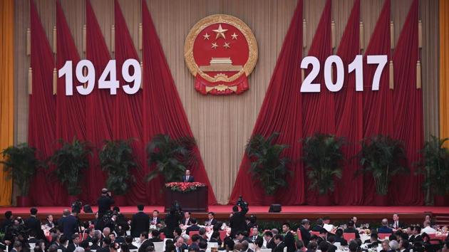 The National Day of the People’s Republic of China (PRC) is celebrated to commemorate the forming of the Central Peoples Government on October 1, 1949. It marks the beginning of China’s longest public holiday, also known as the Golden Week. (Greg Baker/ AFP) The National Day of the People’s Republic of China (PRC) is celebrated to commemorate the forming of the Central Peoples Government on October 1, 1949. It marks the beginning of China’s longest public holiday, also known as the Golden Week. (Greg Baker/ AFP)