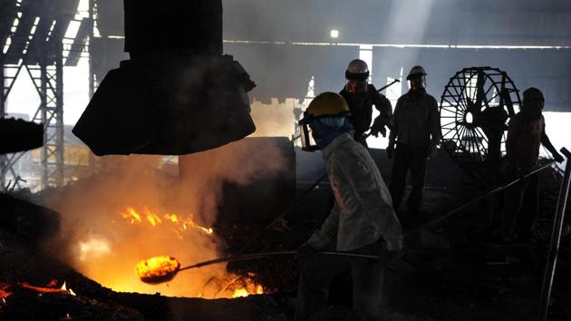 An induction furnace at Mandi Gobindgarh. This could one of the industries that might see lower power bill after the new tariff is introduced. Around 15% of the state’s industry is likely to benefit from the new plan. (HT File Photo) An induction furnace at Mandi Gobindgarh. This could one of the industries that might see lower power bill after the new tariff is introduced. Around 15% of the state’s industry is likely to benefit from the new plan. (HT File Photo)