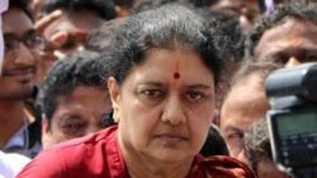 VK Sasikala is currently lodged at Parappana Agrahara jail in Bengaluru. (PTI Photo) VK Sasikala is currently lodged at Parappana Agrahara jail in Bengaluru. (PTI Photo)