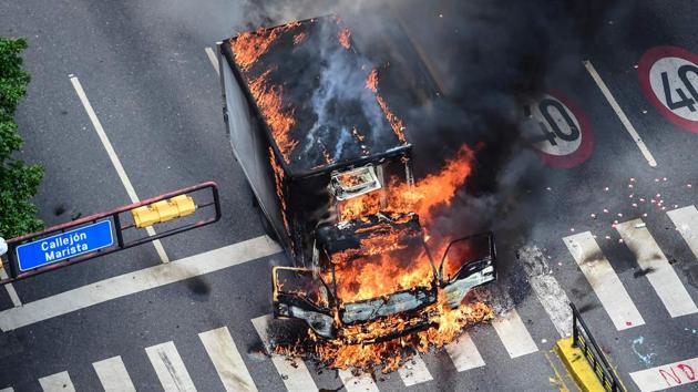 A woman saved the life of an Indian driver who was stuck in a road accident in Ras al-Khaimah. (AFP / Representational Photo) A woman saved the life of an Indian driver who was stuck in a road accident in Ras al-Khaimah. (AFP / Representational Photo)