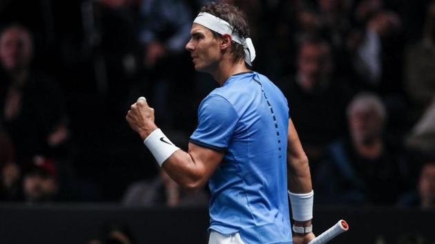 Rafael Nadal saved two match points to defeat Lucas Pouille 4-6, 7-6, 7-5 in the opening round of China Open. (Twitter/ We Are Tennis) Rafael Nadal saved two match points to defeat Lucas Pouille 4-6, 7-6, 7-5 in the opening round of China Open. (Twitter/ We Are Tennis)