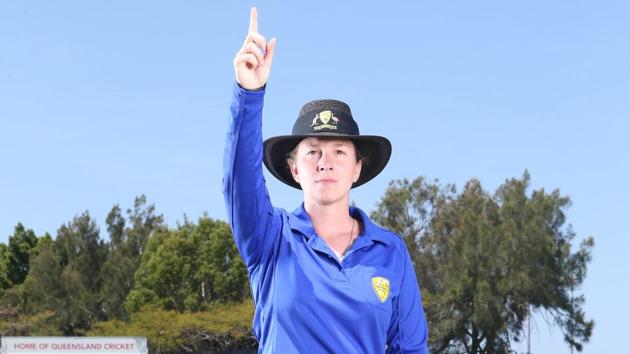 Claire Polosak will officiate a match between New South Wales and Cricket Australia XI. (Cricket Australia) Claire Polosak will officiate a match between New South Wales and Cricket Australia XI. (Cricket Australia)