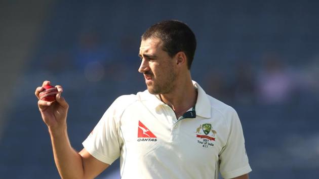 Mitchell Starc is confident that Australia’s bowling line-up can cause some serious trouble to the England batsmen in the upcoming Ashes. (BCCI file photo) Mitchell Starc is confident that Australia’s bowling line-up can cause some serious trouble to the England batsmen in the upcoming Ashes. (BCCI file photo)