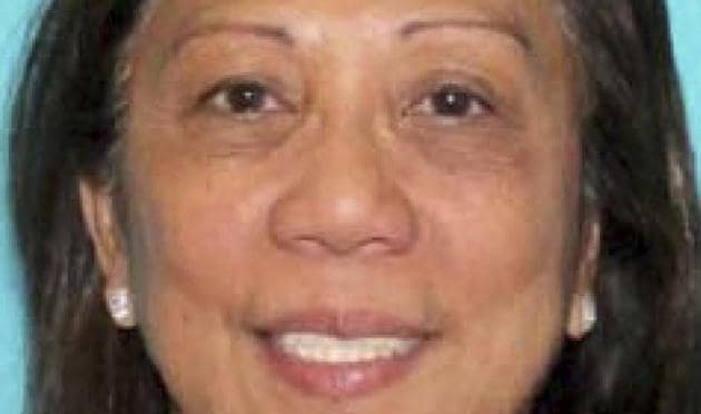 This undated photo provided by the Las Vegas Metropolitan Police Department shows Marilou Danley. Danley, 62, returned to the United States from the Philippines on Tuesday night, Oct. 3, 2017, and was met at Los Angeles International Airport by FBI agents, according to a law enforcement official. (AP) This undated photo provided by the Las Vegas Metropolitan Police Department shows Marilou Danley. Danley, 62, returned to the United States from the Philippines on Tuesday night, Oct. 3, 2017, and was met at Los Angeles International Airport by FBI agents, according to a law enforcement official. (AP)