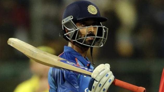 Ajinkya Rahane was Indian cricket team’s second highest run-getter (244 runs in five matches) during their recently concluded ODI series vs Australia.(AP)