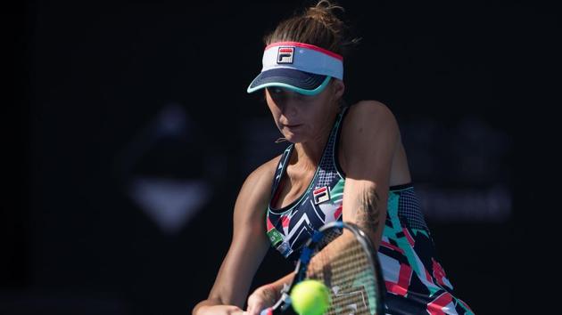 Karolina Pliskova crashed out in the third round of the China Open as she lost 1-6, 5-7 to unseeded Sorana Cirstea. (AFP)