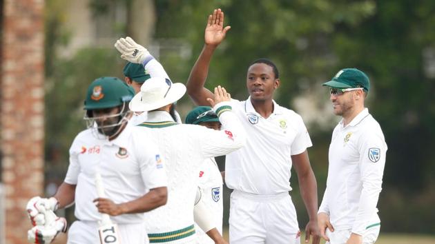 Kagiso Rabada will be the key in a South Africa team weakened by the injury to Morne Morkel as they aim for a 2-0 sweep against Bangladesh. (AFP) Kagiso Rabada will be the key in a South Africa team weakened by the injury to Morne Morkel as they aim for a 2-0 sweep against Bangladesh. (AFP)