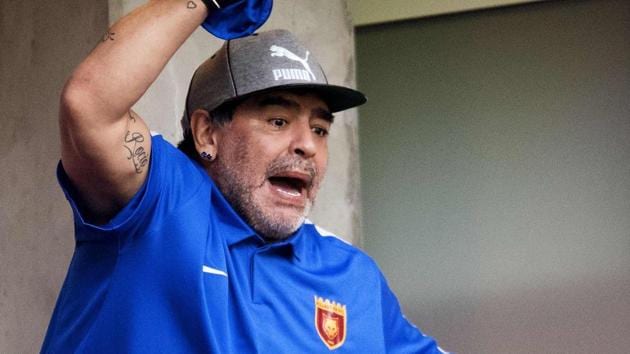 Former Argentinian footballer Diego Maradona will visit India next month. (AFP) Former Argentinian footballer Diego Maradona will visit India next month. (AFP)