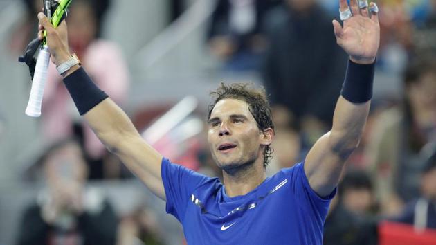 Rafael Nadal, who recently won the US Open to secure his 16th Grand Slam title, entered the quarter-final of the China Open with a 6-3,6-3 win over Karen Khachanov. (REUTERS) Rafael Nadal, who recently won the US Open to secure his 16th Grand Slam title, entered the quarter-final of the China Open with a 6-3,6-3 win over Karen Khachanov. (REUTERS)
