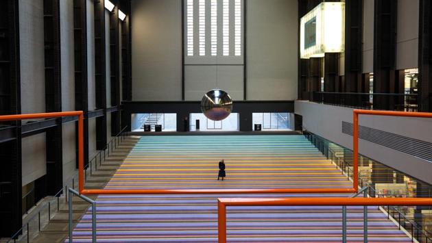 Achim Borchardt-Hume, Tate Modern’s director of exhibitions, called the Superflex installation ‘one of the best pieces of intelligent fun I’ve seen for a long time.’ (Jack Taylor / Getty Images)