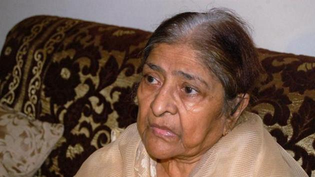 Zakia Jafri, the widow of former Congress leader Ehsan Jafri, who was killed in the Gulbarg massacre during 2002 riots in Gujarat.(PTI file photo)