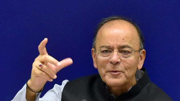 Union finance minister Arun Jaitley addressing media after the 22nd meeting of the GST Council in New Delhi on Friday. (PTI Photo) Union finance minister Arun Jaitley addressing media after the 22nd meeting of the GST Council in New Delhi on Friday. (PTI Photo)
