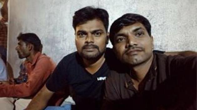 Dalit youths uploaded selfies sporting moustache to protest against the Limbodara village incidents, one of which has been found to be staged.(HT photo)
