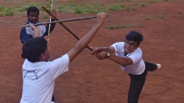 Stick Fighting (Silambam) Action Editorial Photography - Image of conflict,  malaysia: 9563227
