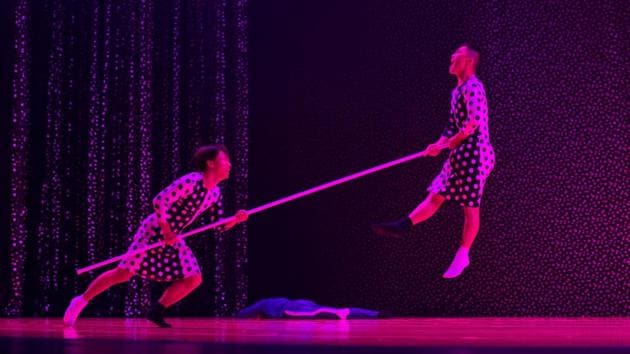 The dance form is synonymous with the large-scale indifference in the moderns society, an act to call for awareness and spread a universal idea of togetherness. (Thierry Zoccolan / AFP)