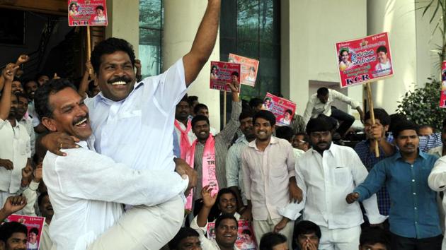 An affiliate of the ruling Telangana Rashtra Samithi, the Telangana Boggu Gani Karmika Sangham triumphs in the trade union elections of the Singareni Collieries Company Limited Times. (HT File Photo for representational purpose only) An affiliate of the ruling Telangana Rashtra Samithi, the Telangana Boggu Gani Karmika Sangham triumphs in the trade union elections of the Singareni Collieries Company Limited Times. (HT File Photo for representational purpose only)