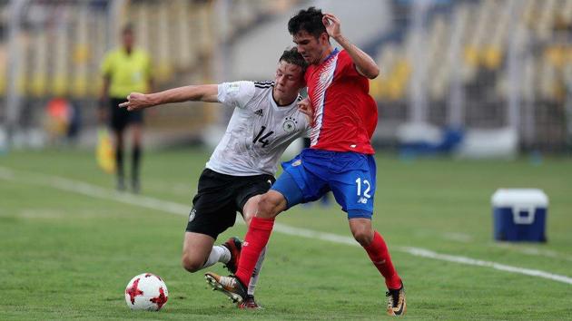 Germany defeated Costa Rica in their first FIFA U-17 World Cup encounter. (Twitter) Germany defeated Costa Rica in their first FIFA U-17 World Cup encounter. (Twitter)