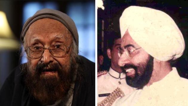 Khushwant Singh and Giani Zail Singh (HT Photo) Khushwant Singh and Giani Zail Singh (HT Photo)