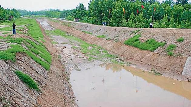 A portion of the canal on which work had started.(HT photo)