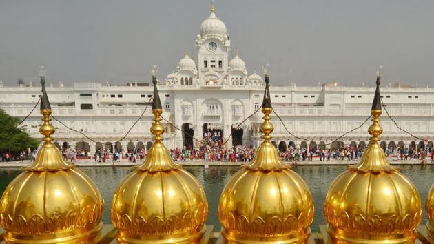 It is also believed that Guru Ram Das composed almost ten percent hymns of the Guru Granth Sahib, the religious script of the Sikhs. (Sameer Sehgal/HT)