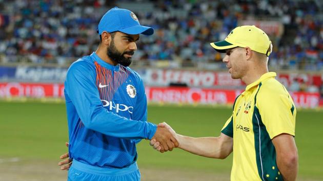 Virat Kohli won the toss and chose to bowl in the first T20I in Ranchi. (BCCI) Virat Kohli won the toss and chose to bowl in the first T20I in Ranchi. (BCCI)