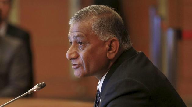 Minister of State for External Affairs VK Singh(AP File Photo)