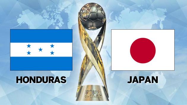 Honduras were beaten 6-1 by Japan in a Group E clash of the FIFA U-17 World Cup. Get full football score of Honduras vs Japan, FIFA U-17 World Cup, here.(HT Photo)