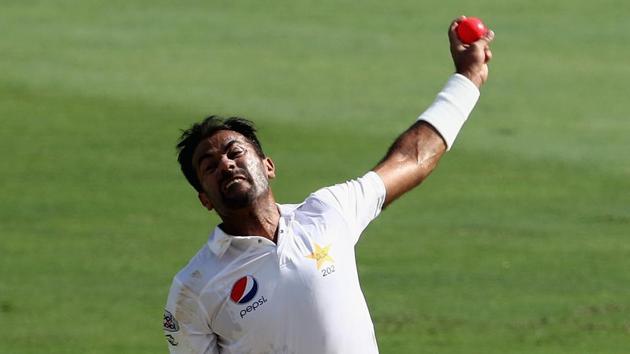 Wahab Riaz missed his run-up five times in a row in one over during the Pink Ball Test and was trolled by Pakistan cricket fans as they looked to square the series against Sri Lanka.(Getty Images)