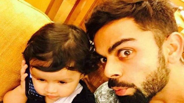 Virat Kohli, Indian cricket team captain, shared a ‘reunion’ video (on Instagram) with MS Dhoni’s daughter Ziva after India’s win over Australia in the Ranchi T20. (Instagram) Virat Kohli, Indian cricket team captain, shared a ‘reunion’ video (on Instagram) with MS Dhoni’s daughter Ziva after India’s win over Australia in the Ranchi T20. (Instagram)