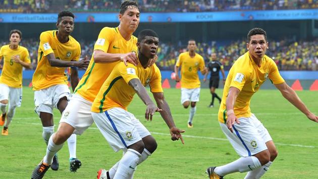 Brazil came back from a goal down to beat Spain in their opening game of the FIFA U-17 World Cup (AFP) Brazil came back from a goal down to beat Spain in their opening game of the FIFA U-17 World Cup (AFP)