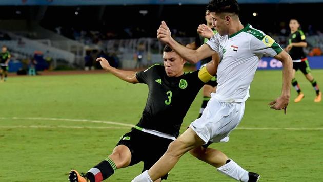 Mexico drew 1-1 against Iraq in the FIFA U-17 World Cup competition and they face a tough encounter against England. (PTI) Mexico drew 1-1 against Iraq in the FIFA U-17 World Cup competition and they face a tough encounter against England. (PTI)