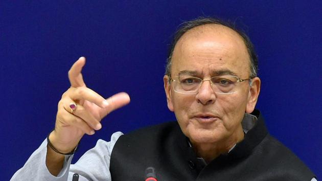 Union finance minister Arun Jaitley addressing media after the 22nd meeting of the Goods and Services Tax (GST) Council, in New Delhi on Friday. (PTI Photo) Union finance minister Arun Jaitley addressing media after the 22nd meeting of the Goods and Services Tax (GST) Council, in New Delhi on Friday. (PTI Photo)