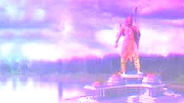 Adityanath government is planning to install a grand statue of Lord Ram in a warrior pose on the River Saryu in Ayodhya. Adityanath government is planning to install a grand statue of Lord Ram in a warrior pose on the River Saryu in Ayodhya.