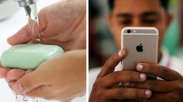 A delivery boy came to Wasdwa’s house and handed him a parcel that had a box of Moto G instead of an iPhone. On opening, he found that the MotoG box contained pieces of soap!(Representative images) A delivery boy came to Wasdwa’s house and handed him a parcel that had a box of Moto G instead of an iPhone. On opening, he found that the MotoG box contained pieces of soap!(Representative images)