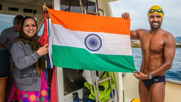 Swimmer Rohan Dattatrey More (30) will be honoured by the International Marathon Swimming Hall of Fame. He will receive the ‘Honouree Swimmer’ award of IMSHOF at London, United Kingdom on March 31, 2018. (HT PHOTO) Swimmer Rohan Dattatrey More (30) will be honoured by the International Marathon Swimming Hall of Fame. He will receive the ‘Honouree Swimmer’ award of IMSHOF at London, United Kingdom on March 31, 2018. (HT PHOTO)