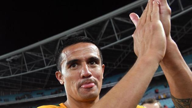 Tim Cahill scored the decisive goal in extra time to break Syrian hearts. (AFP) Tim Cahill scored the decisive goal in extra time to break Syrian hearts. (AFP)