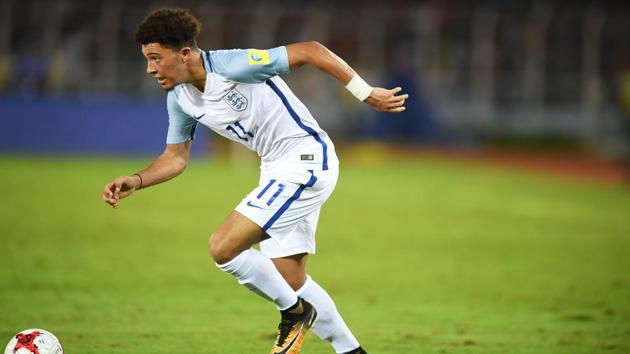 Mexico will need to keep an eye on England’s Jadon Sancho when the two meet in FIFA U-17 World Cup match on Wednesday. (AFP) Mexico will need to keep an eye on England’s Jadon Sancho when the two meet in FIFA U-17 World Cup match on Wednesday. (AFP)