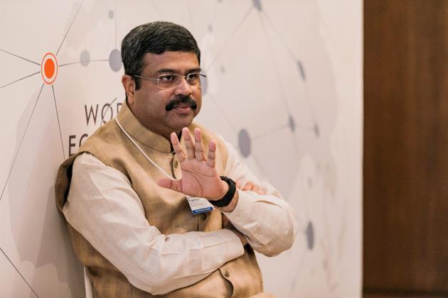 Petroleum Minister Dharmendra Pradhan at the India Economic Summit 2017 in New Delhi on Oct 5, 2017. (PTI) Petroleum Minister Dharmendra Pradhan at the India Economic Summit 2017 in New Delhi on Oct 5, 2017. (PTI)