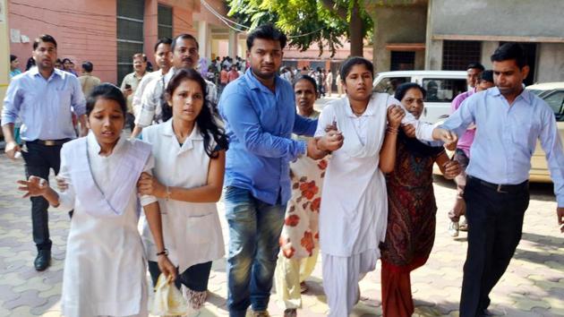 Chief minister Yogi Adityanath has ordered a probe into the matter by the commissioner, Saharanpur. (HT Photo) Chief minister Yogi Adityanath has ordered a probe into the matter by the commissioner, Saharanpur. (HT Photo)