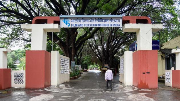 When contacted, Milind Joshi, public relations officer (PRO) at FTII said he is unaware about the issue. (Sanket Wankhade/HT PHOTO) When contacted, Milind Joshi, public relations officer (PRO) at FTII said he is unaware about the issue. (Sanket Wankhade/HT PHOTO)