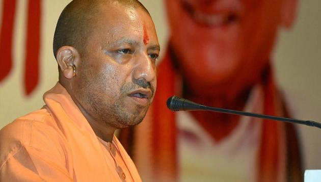 Uttar Pradesh Chief Minister Yogi Adityanath speaks at the annual Bharatatma Ashokji Singhal Vedic Awards 2017 function in New Delhi on October 5, 2017.(PTI) Uttar Pradesh Chief Minister Yogi Adityanath speaks at the annual Bharatatma Ashokji Singhal Vedic Awards 2017 function in New Delhi on October 5, 2017.(PTI)