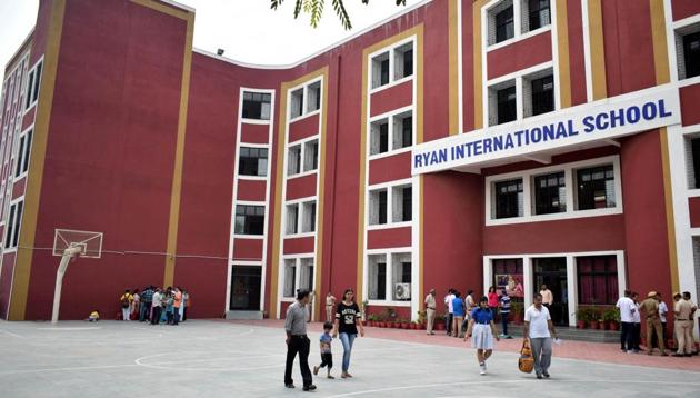 Gurgaon, India - Sept. 13, 2017: Ryan International School at Sector- 31, in Gurgaon, India, on Wednesday, September 13, 2017. (HTPhoto) Gurgaon, India - Sept. 13, 2017: Ryan International School at Sector- 31, in Gurgaon, India, on Wednesday, September 13, 2017. (HTPhoto)